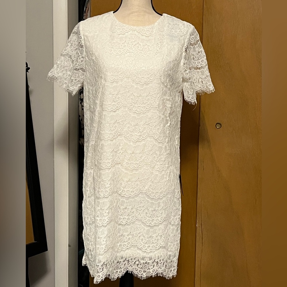white dress